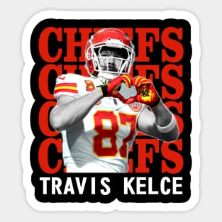 Kansas City Chiefs Travis Kelce 87 Sticker